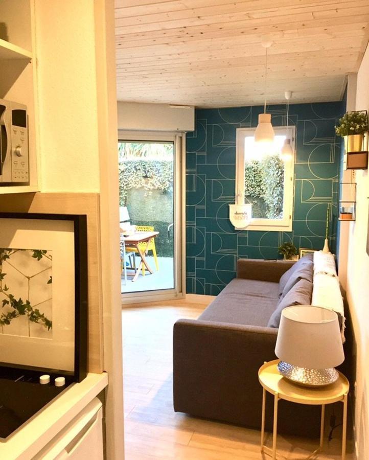 Rez De Jardin + Terrasse Piscine Et Acces Direct Plage Apartman Saint-Cyprien  Kültér fotó